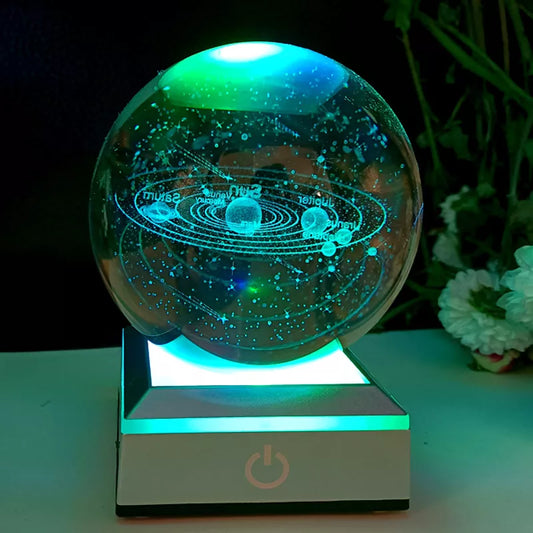 BLISS™-3D Crystal Glass Sphere Home Decoration